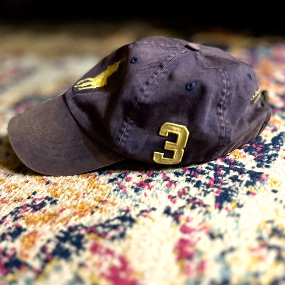 Polo by Ralph Lauren Navy/ Yellow Roman numeral 1967 Hat